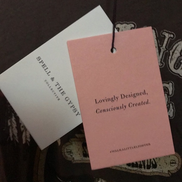 Spell & the Gypsy Eagle Angel Organic Raglan - Picture 3 of 4